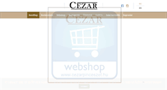 Desktop Screenshot of cezarpinceszet.hu