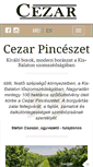 Mobile Screenshot of cezarpinceszet.hu