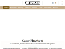 Tablet Screenshot of cezarpinceszet.hu